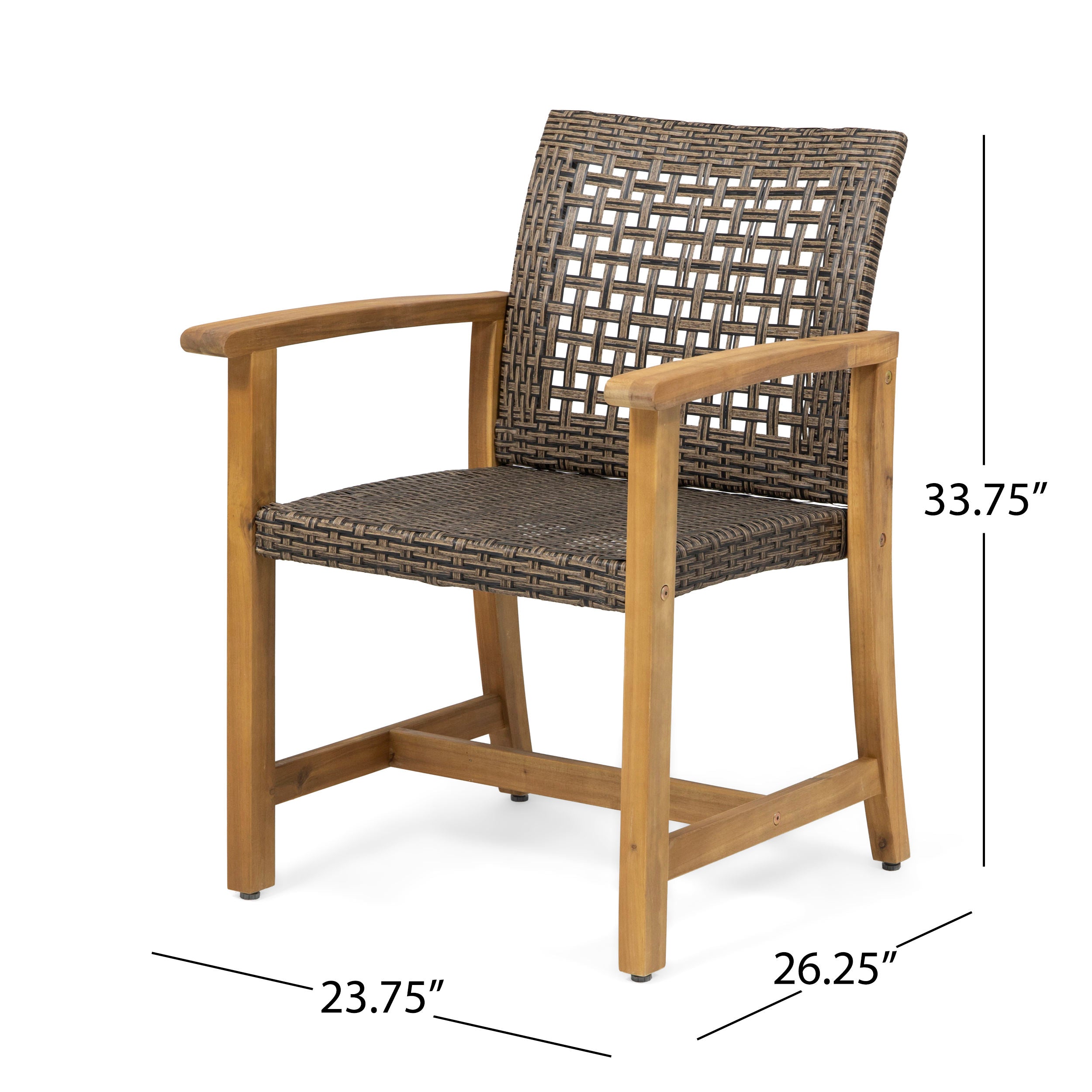 Woven Outdoor Dining Chair (set of 2)
