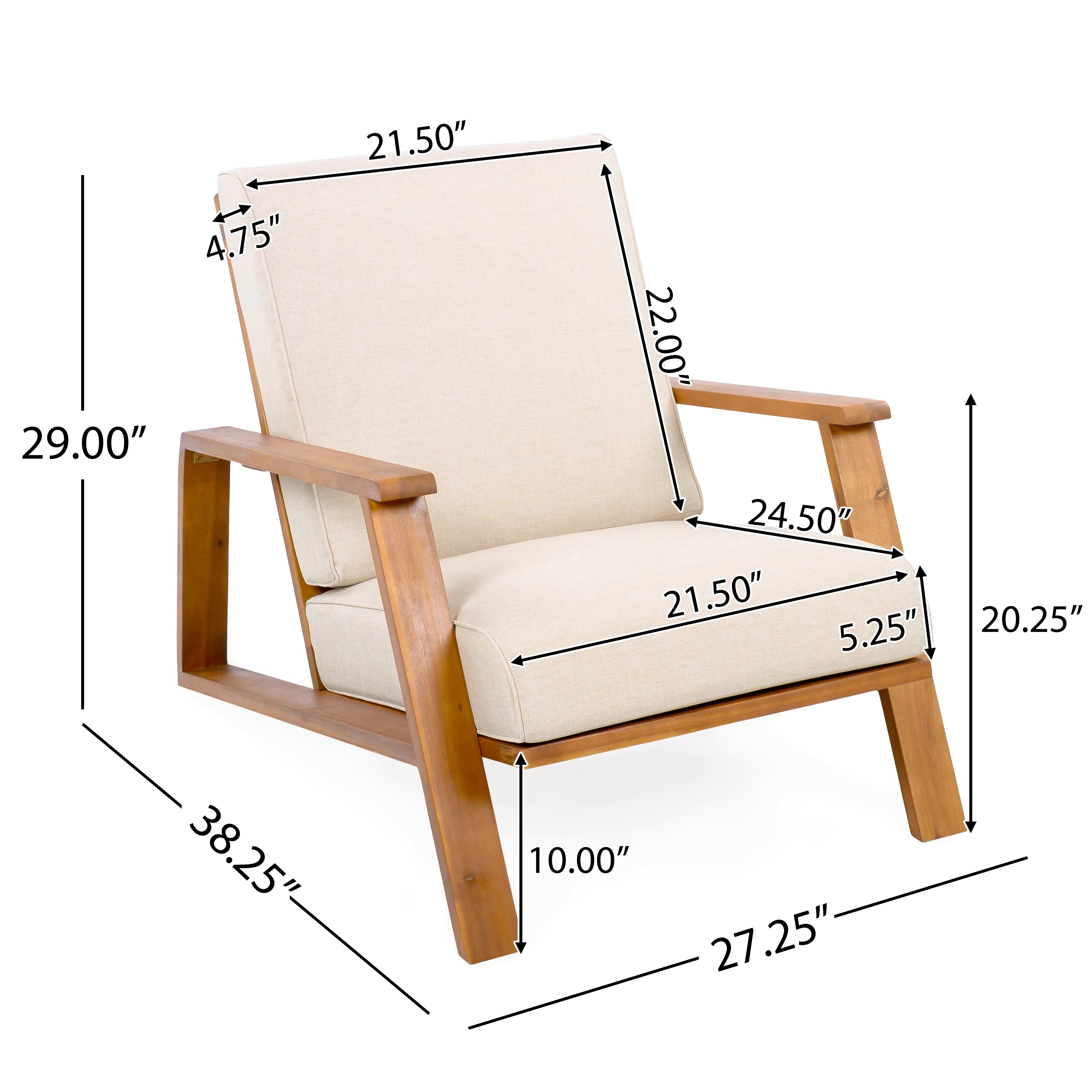 Oasis Outdoor Lounge Chair (Probably set of 1)