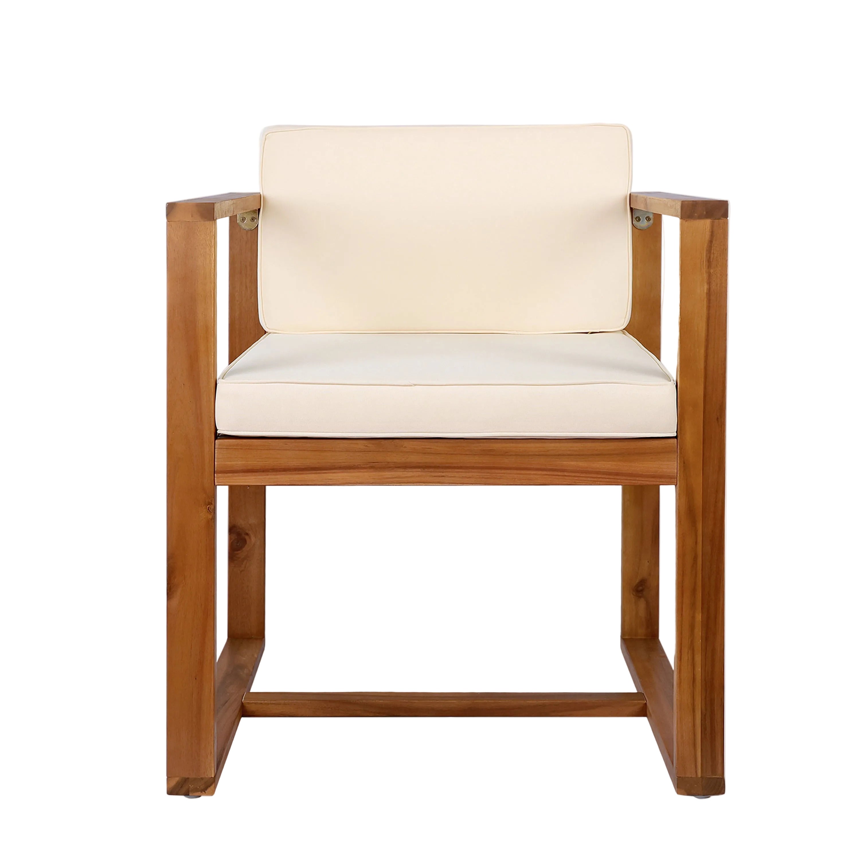 Beige Outdoor Dining Chair (set of 2)