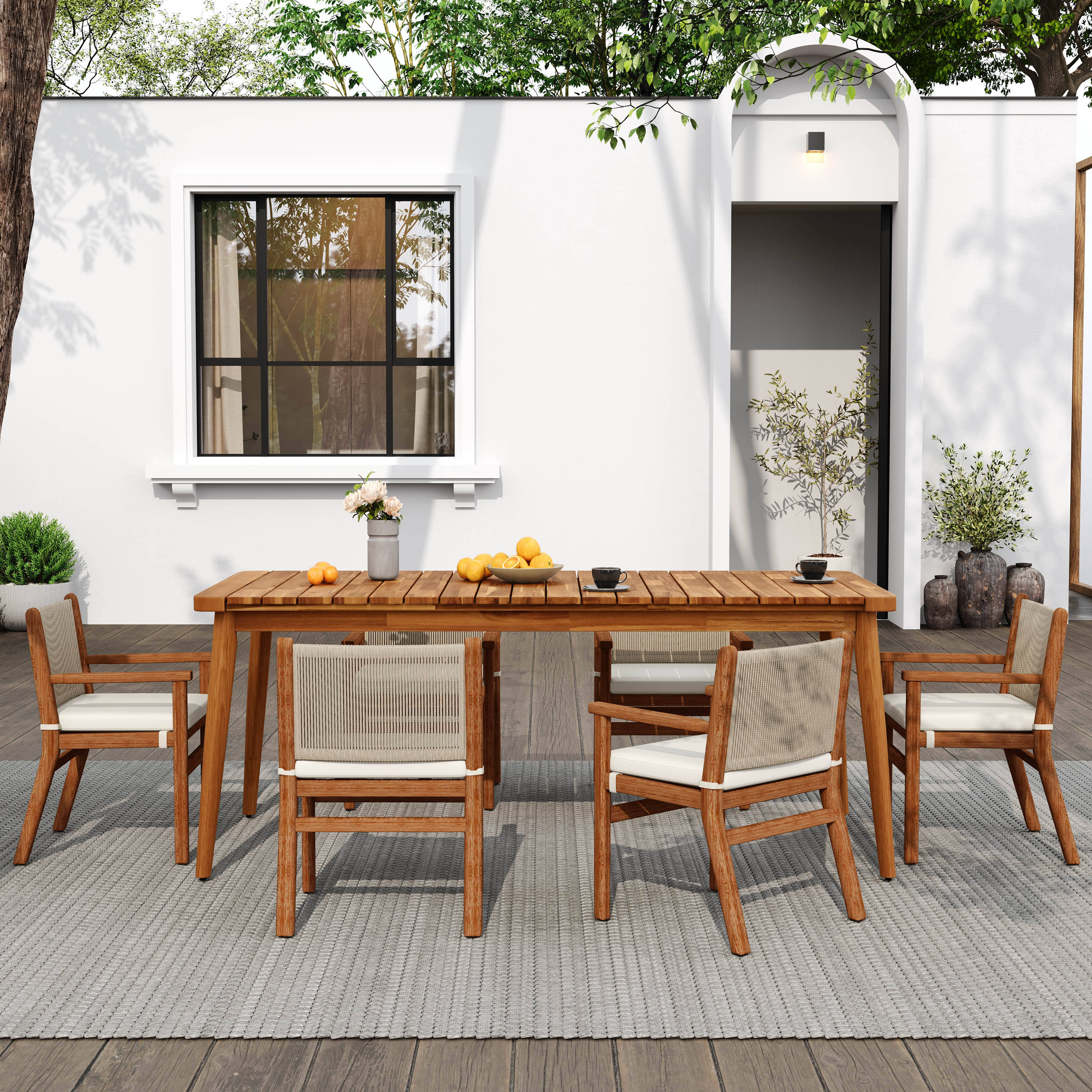 Acacia Outdoor Dining Table