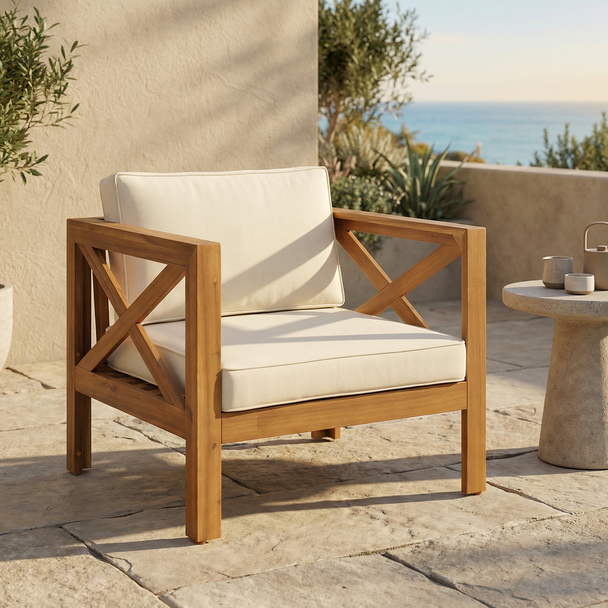 Riviera Outdoor Lounge Chair (set of 2)